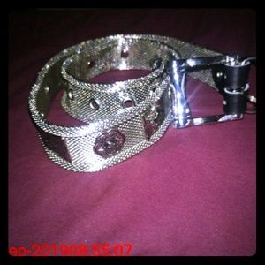 vintage 70s mesh belt